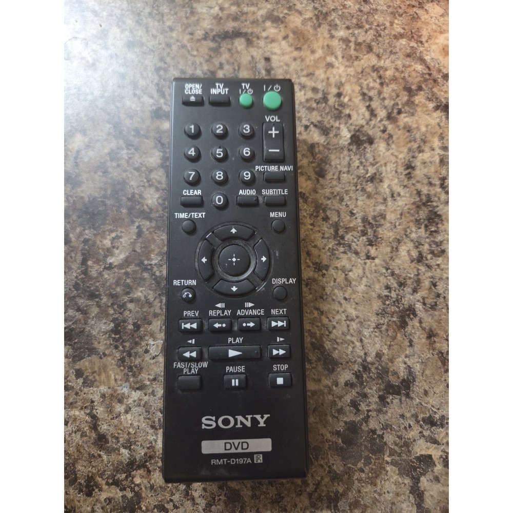 Sony Genuine OEM RMT-D197A Remote Control for DVP-SR210P & DVP-SR510H DVD NEW